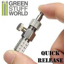 Quick Release Adaptor with Air Flow Control 1/8 - Green Stuff World